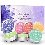 TUWESEN Shower Steamers Aromatherapy, SPA Kit, 8 PCS Shower Steamers for Women, Shower Bombs with Essential Oils-Self Care & Relaxation Birthday Gifts for Women and Men. Purple Romantic Set