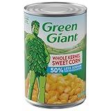 Green Giant Whole Kernel Sweet Corn 50% Less Sodium, 15.25 oz