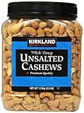 Kirkland Signature Unsalted Cashews, 2.5 Lb, 2 Pack, 1count