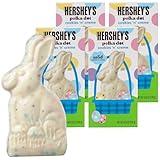 HersheysChocolate Bunny Cookies 'n' Creme Polka Dot, Chocolate Easter Bunny Bulk Each 4.25oz, Perfect For Easter Celebrations, Ideal Easter Chocolate For Easter Egg Hunts, (4 Count)