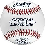 Rawlings | FLAT SEAM Official League Baseballs | FSOLB1X | Recreational Use Practice | 12 Count