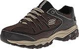 Skechers mens Afterburn M. Fit fashion sneakers, Brown/Taupe, 11.5 US