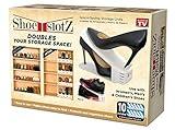 Shoe Slotz Space-Saving Storage Units in Ivory | As Seen on TV | No Assembly Required | Limited Edition Price Club Value Pack, 10 Piece Set