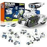 12 in 1 Solar Robot Kit, Education Science Experiment Kits for Kids Ages 8-12, DIY Solar Power Building Kit with Solar Panel and Battery Power Christmas Birthday Idea Gifts Toy for Tennagers-Green