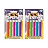 BIC Classic Lighters, Pocket Style, Lighter for Candles, Assorted Colors (Packaging May Vary), 10-Count Pack