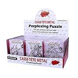 Assorted Metal Puzzle Large 24 Pack IQ Wire Metal Puzzles with Paper Box Gift Package Great Educational Metal Puzzle Games Toys for Kids and Adults by AHYUAN