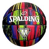 Spalding Marble Series Black Multi-Color Outdoor Basketball 29.5"