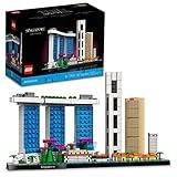 LEGO Architecture Singapore 21057 Building Set - Skyline Collection, Architecture Construction Model for Home and Office Décor, Gift Idea for Adults