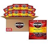 Jack Link's Beef Jerky, Teriyaki, Multipack Bags - Flavorful Meat Snack for Lunches, Ready to Eat - 7g of Protein, Made with Premium Beef, No Added MSG** - 0.625 oz (Pack of 20)