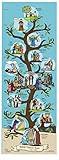 Bible Family Tree & Timeline Poster, (39" x 14") Christian History & Art for Church Homeschool Or Sunday Bible School