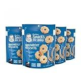 Gerber Snacks for Baby Arrowroot Biscuits, 5.5 Ounce Pouch (Pack of 4)