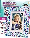 PURPLE LADYBUG DIY Picture Frame Mosaic Kits for Kids - Fun Arts and Crafts for Kids Ages 8-12 & 10 Year Old Girl Gift Ideas - Birthday Gifts for 8 Year Old Girls & Girls Crafts Age 10-12