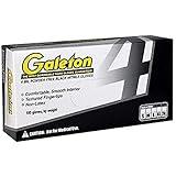 Galeton 11204-XL Powder Free Nitrile 4 mil Disposable Gloves, Black