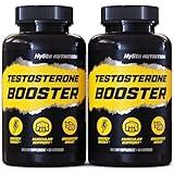 Testosterone Booster - Testosterone Supplement for Men - Male Enhancing Pills for Muscle Growth, Libido, Stamina, Strength - Tongkat Ali Muscle Builder Workout Supplement - Total T Test Boost - 2 PACK