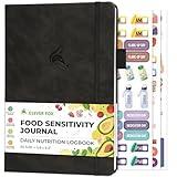 Clever Fox Food Sensitivity Journal – Daily Intolerance & Symptom Log for IBS, Diabetic, Low Fodmap, Elimination Diet – Health Tracker (Black)