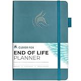 Clever Fox End of Life Planner – Final Arrangements Organizer for Beneficiary, Will Preparation, Last Wishes & Funeral Planning, A5 (Dark Teal)