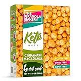 TGB Cinnamon Macadamia Nuts | 1g Net Carb Keto Snack | Gluten Free Low Carb Candy, 10 Ounces