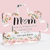 Gifts for Mom - Delicate Mom Birthday Gifts from Daughter Son - Engraved Acrylic Block Puzzle Piece 3.9 x 3.3 inch - Thanksgiving Mothers Day Birthday Gifts for Mom, Ideas