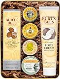 Burt's Bees Gifts Ideas - Classics Set, 6 Products in Giftable Tin – Cuticle Cream, Hand Salve, Lip Balm, Res-Q Ointment, Hand Repair Cream and Foot Cream