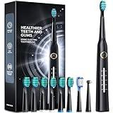 TEETHEORY Sonic Electric Toothbrushes for Adults and Kids, 8 Brush Heads Electric Toothbrush with 40000 VPM Deep Clean 5 Modes, Rechargeable Toothbrushes Fast Charge 4 Hours Last 30 Days