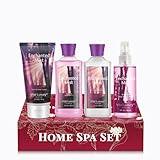 Vital Luxury Enchanted Mist Scent Bath & Body Kit, 3 Fl Oz, Ideal Skincare Gift Home Spa Set, Includes Body Lotion, Shower Gel, Body Cream, and Fragrance Mist, Christmas Gift Sets