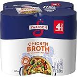 Swanson 100% Natural Chicken Broth, 14.5 oz Can (Pack of 4)