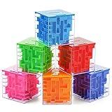 6 Pack Money Maze Puzzle Gift Boxes, A Fun Unique Way to Give Gifts for People You Love, Great for Kids and Adults