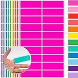 YSHIHE Colored Label Sticker in 12 Colors,3 x 1 Inch Rectangle Color- Coding Labels,Self-Adhesive Color Stickers for Inventory,Office - 480 Pack