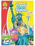 School Zone - Travel the Great States Workbook - 64 Pages, Ages 8 and Up, Geography, Map-Reading, United States, and More (School Zone Activity Zone® Workbook Series)