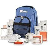 Blue Coolers Blue Seventy-Two | 72 Hour Emergency Backpack Survival Kit for 1 Person | Survival Kit for Wildfires, Earthquakes, Tornado, Hurricane, and Other Emergencies…