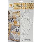 EZ Quilt Acrylic Kite Quilting Template Set, Multicolor 4 Piece