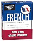 Magnetic Poetry - French Kit - Words for Refrigerator - Write Poems and Letters on the Fridge - Made in the USA