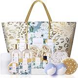 Spa Gift Baskets for Women - Spa Luxetique Gift Set for Women, 15pcs Luxury Relaxing Spa Kit with Bath Bombs, Hand Cream and Tote Bag, Birthday Gifts for Women, Valentines Day Spa Gifts for Women