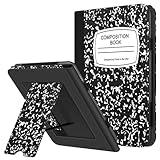 Fintie Stand Case for 7.8" Nook GlowLight 4 Plus Tablet (2023 Release) - Premium PU Leather Sleeve Cover with Card Slot and Hand Strap, Composition Book