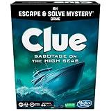 Clue Board Game Sabotage on The High Seas, Murder Mystery Escape Room Games, Cooperative Family Board Game, Halloween Games for 1-6 Players, 10+