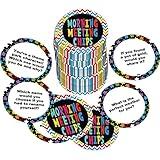 100 Morning Meeting Chips Questions Cards for Kids, Conversation Starters, Primary Students Response Cards, Learn and Improve Listening & Communication, Vocabulary, Social Skill