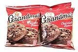 Grandma's Cookies Chocolate Chip Brownie Flavored 4 Packs 2 per Pack