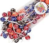 Assorted Fruit Flavored Tootsie Roll Pops- America's Favorite LolliPop with Chocolately Center- Classic, Bulk Sizes, Variety Pack (1 Pound)