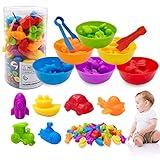 Counting Transportation Matching Game Color Sorting Toys with Sorting Bowls Montessori STEM Color Classification Sensory Training Early Educational Preschool Learning Toys for Toddlers Kids 3 4 5