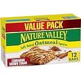 Nature Valley Soft-Baked Oatmeal Squares, Cinnamon Brown Sugar, 12 ct, 14.88 OZ