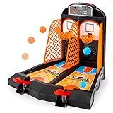 GOODLYSPORTS Mini Basketball Game, Basketball Toys, Tabletop Basketball Game for Kids and Adults, Desktop Games, Desk Games for Office for Adult to Reduce Stress, Basketball Gifts for Boys 8-12.