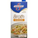 Swanson Chicken Broth, 32 Ounce (Pack of 6)