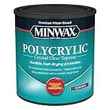 qt Minwax 63333 Clear Polycrylic Water-Based Protective Finish Satin