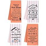 OCCdesign New Home Gift Ideas Housewarming Gifts for New House Kitchen Dish Towels Set for First Home Gift House Warming Gifts for Couple Newlywed Neighbor Gift Dishcloth 24 x 16 Inch Set of 4