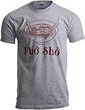 Ann Arbor T-shirt Co. Pho Sho | Funny Vietnamese Cuisine Vietnam Foodie Chef Cook Food Humor T-Shirt-(Adult, XL) Sport Grey