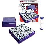 Super Big Boggle with 6x6 Grid and 36 Letter Cubes by Winning Moves Games USA, the Biggest Boggle Game Ever, 4 Minute Sand Timer, for 2 or More Players, Ages 8+ (1165)