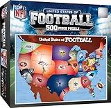 MasterPieces NFL League Map Puzzle - 500-Piece Sports Puzzle for Adults - Officially Licensed NFL Product