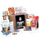 High Protein Sampler Snack Box: Healthy Fitness Gifts, Great Fitness Gifts For Men and Women, Military, Athletes Gift Basket