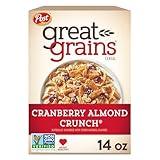 POST GREAT GRAINS CRANBERRY ALMOND CRNCH RTE CEREAL CRANBERRY ALMOND CRUNCH FLAKE AND CLUSTER BOX 14 OUNCES 1