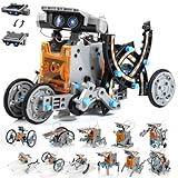 14-in-1 Solar Robot Kit for Kids, Stem Projects for Kids Age 8-12, Educational STEM Science Toy, DIY Solar Power Building Kit, Robotic Set Toys Gift for Boys Girls 8 9 10 11 12 Years Old